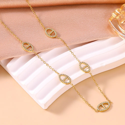 COLLIER ATHÉNA STRASS